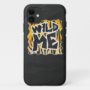 Wild Me Tiger Oranje en zwart iPhone 11 Hoesje