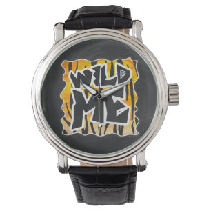 Wild Me Tiger Oranje en zwart Horloge