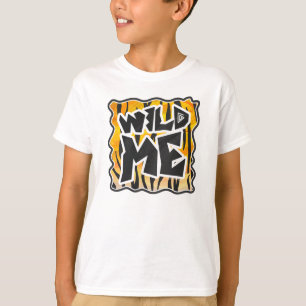 Wild Me Tiger Oranje en zwart T-shirt
