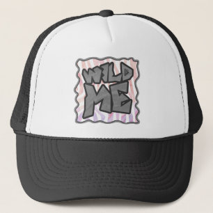Wild me Zebra Roze en Wit Trucker Pet