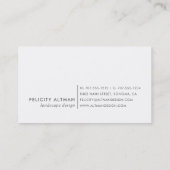 Wild Meadow | Botanisch Visitekaartje (Achterkant)