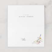 Wild Meadow Floral Wedding (Buitenkant ongevouwen)