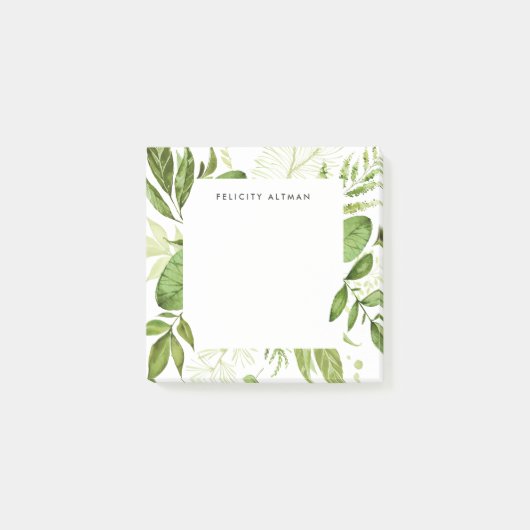 Wild Meadow | Gepersonaliseerd Post-it® Notes (Voorkant)