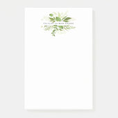 Wild Meadow Gepersonaliseerd Post-it® Notes (Voorkant)