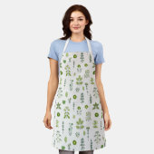 Wild Meadow Herb Green Schort (Gedragen)