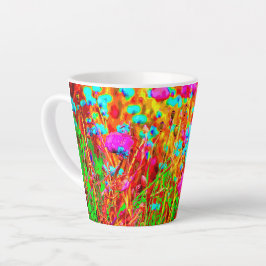 Wild Meadow in Bloom Pop Art Latte Mok