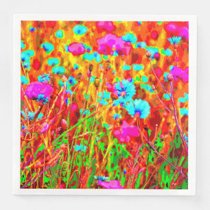 Wild Meadow in Bloom Pop Art Servet