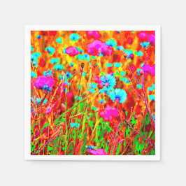 Wild Meadow in Bloom Pop Art Servet