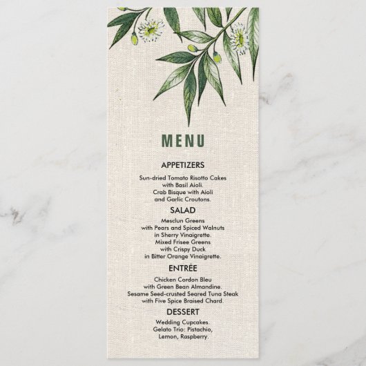 Wild Meadow | Kaarten in het menu Groene botanisch (Voorkant)