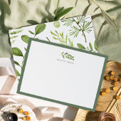 Wild Meadow Persoonlijke Stationery Flat Card Notitiekaartje