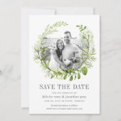 Wild Meadow Photo Save the Date Kaart (Voorkant)