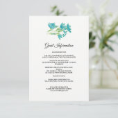Wild Meadow Spring Mountains Mariage Détails Carte (Debout devant)