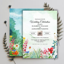Wild Meadow | Uitnodigingen voor zomerweduwen