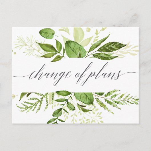 Wild Meadow | Vrijgezellenfeest Wijziging datum Briefkaart (Voorkant)