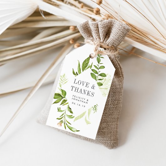 Wild Meadow Wedding Favor Cadeaulabel