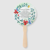 Wild Meadow | Wildbloemen Dwinguwen Handwaaier (Voorkant)