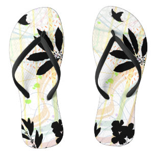 Wild met de natuur teenslippers