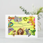 Wild met uitnodigingen tot uitwijking (Staand voorkant)