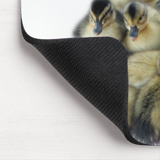 Wild Moeder Duck en Ducklings Muismat (Hoek)