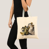 Wild Moeder Duck en Ducklings Tote Bag (Voorkant (product))