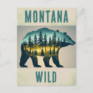  Wild Montana Beer Reizen Briefkaart