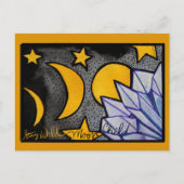 Wild MoonKind Maan Fases Briefkaart (Voorkant)