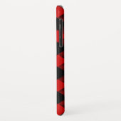 Wild Moose op Red Buffalo Plaid Pattern Case-Mate iPhone Case (Achterkant/links)
