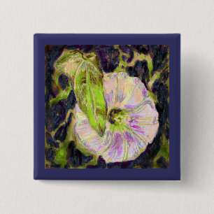 Wild Morning Glory door Alexandra Cook Vierkante Button 5,1 Cm