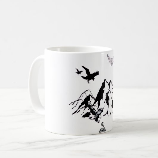 Wild Mountain Adventure Coffee Mug (Devant gauche)