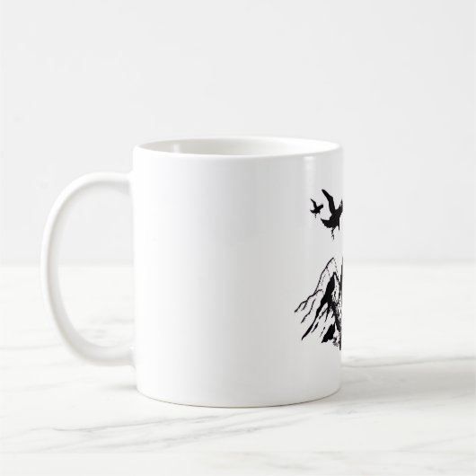 Wild Mountain Adventure Coffee Mug (Gauche)