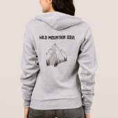 Wild Mountain Soul Sweat à capuche zippé pour femm (Dos)