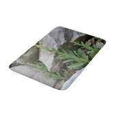 Wild Mullein Flowers Tussen Rocks Badmat (Gekanteld)