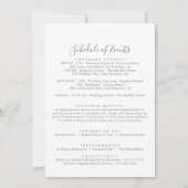 Wild Multicolour Floral bruiloft welkomstbrief (Achterkant)