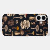 Wild Mushrooms  on graphite black Case-Mate iPhone Case (Achterkant (horizontaal))