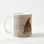 Wild Mustang Foal Coffee Mok (Links)