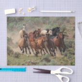 Wild Mustang Herd Tissuepapier (Craft)