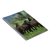 Wild Mustang Horses 3 Notitieboek (Rechterzijde)