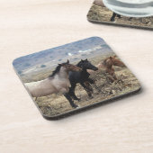 Wild Mustang Horses 5 Bier Onderzetter (Linkerzijde)