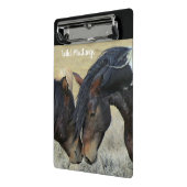 Wild Mustang Horses Mini Clipboard School Mini Klembord (Angled2)