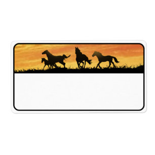 Wild Mustangs Etiket