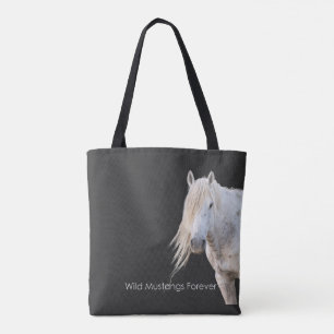 Wild Mustangs Forever Canvas tas