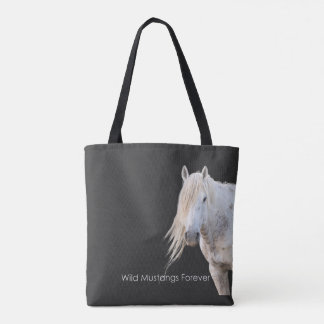 Wild Mustangs Forever Canvas tas