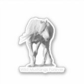 Wild Mustangs Forever Sticker (Voorkant)