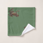 Wild Nature Art Reptile Grenouille serviettes (Gant de toilette)