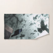 Wild Nature Bird Crows and Ravens (Serviette à main)