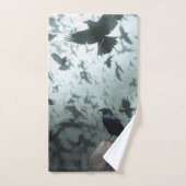 Wild Nature Bird Crows and Ravens Bad Handdoek (Handdoek)
