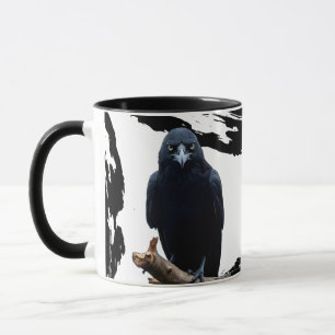 Wild Natuur Crow-Raven Coffee Mok