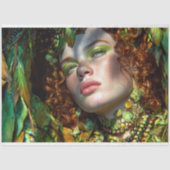 Wild Natuur Godin Tribal Decoupage Tissuepapier (Voorkant)