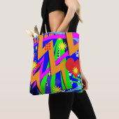 Wild Neon Memories Tote Bag (Dichtbij)