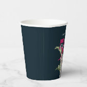 Wild Oerwoud Leopard Roze 50ste Verjaardag Grappig Papieren Bekers (Rechts)